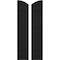 Ekena Millwork Americraft 3-Board (3 Batten) Wood Joined Board-n-Batten Shutters w/Ellipt Top, ARW401BE311X64BLH, PR ARW401BE311X64BLH - alternate 1